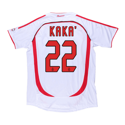 Retro KAKA' #22 AC Milan Uitshirt 2006/07 - UCL