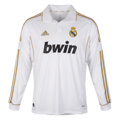 Retro Real Madrid Thuisshirt Lange Mouwen 2011/12 Wit