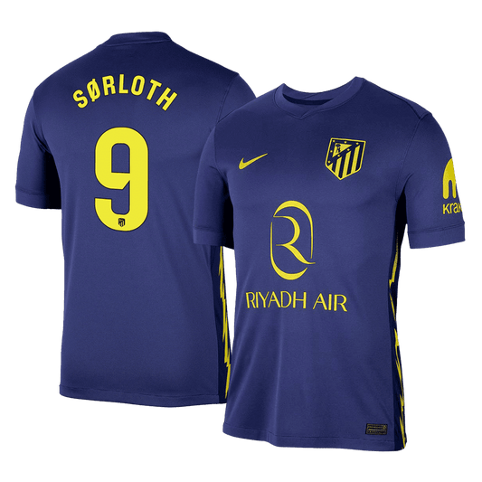 SØRLOTH #9 Atlético Extérieur Maillot 2025/26 Bleu marine