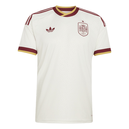 Espagne Extérieur Maillot - Coupe du Monde 2026 Blanc Grande Taille