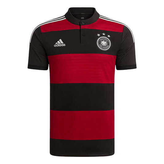Retro Allemagne Extérieur Maillot 2014 Black&Red