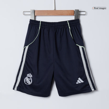 Real Madrid Uit Thuisshirt Kit 2025/26 Kind Marineblauw