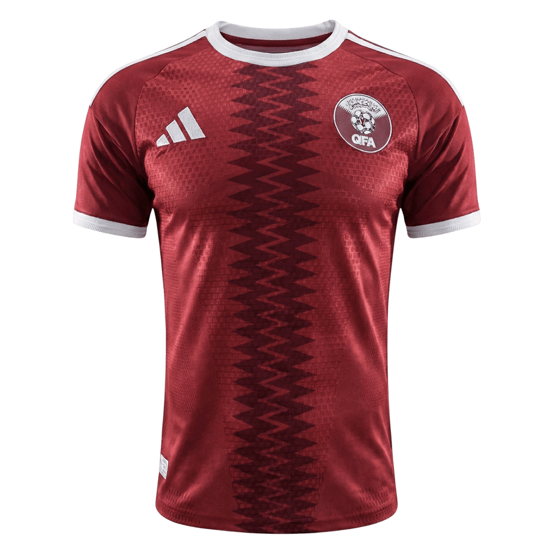 Qatar Domicile Maillot - Coupe du Monde 2026 Rouge Joueur