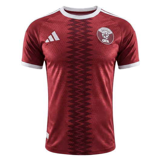 Qatar Domicile Maillot - Coupe du Monde 2026 Rouge Joueur
