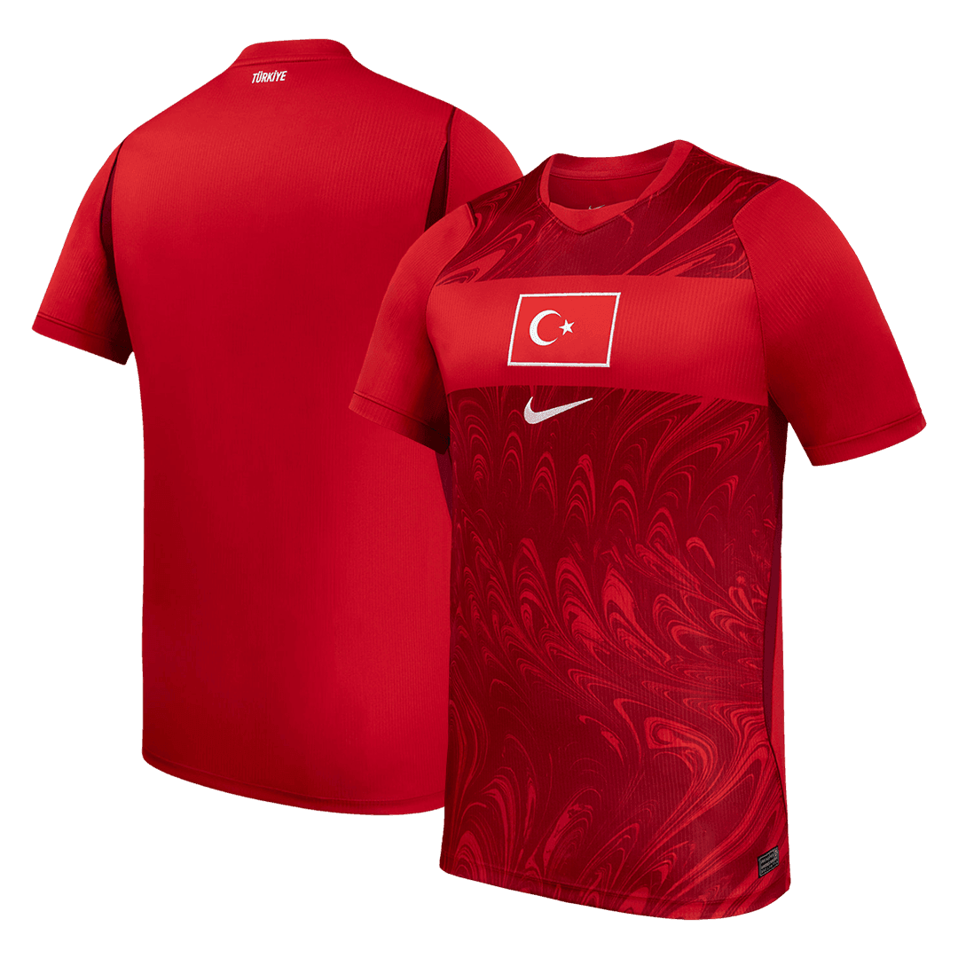 Turquie Domicile Maillot - Coupe du Monde 2026 Rouge Grande Taille