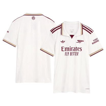 Femme Arsenal Third Maillot 2025/26 Blanc