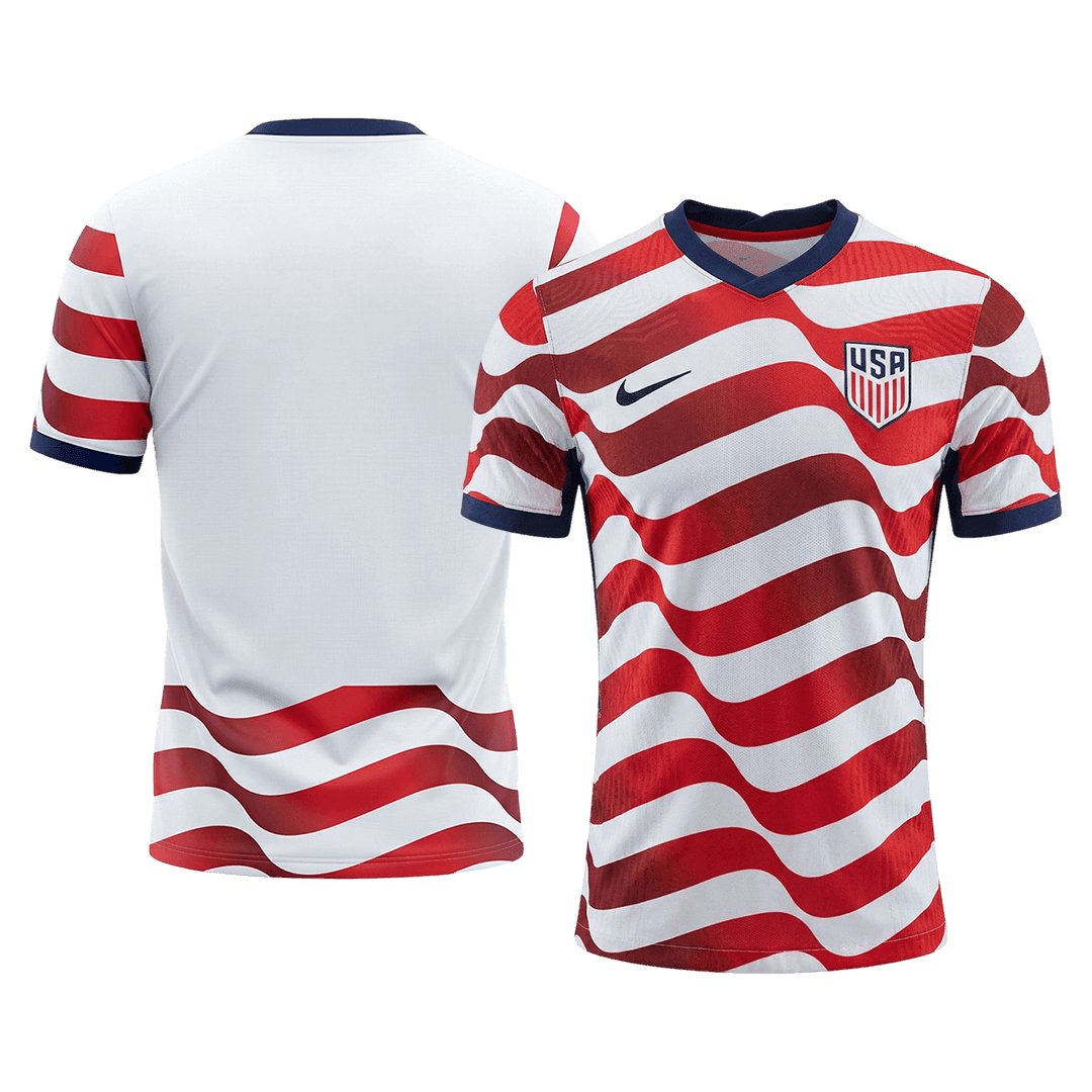 États-Unis Domicile Maillot - Coupe du Monde 2026 Rouge&Blanc