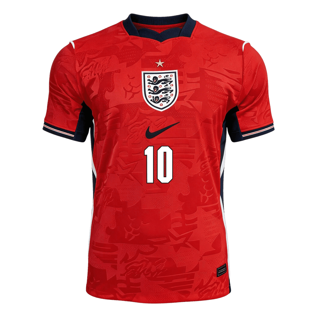 BELLINGHAM #10 Angleterre Extérieur Maillot - Coupe du Monde 2026 Rouge