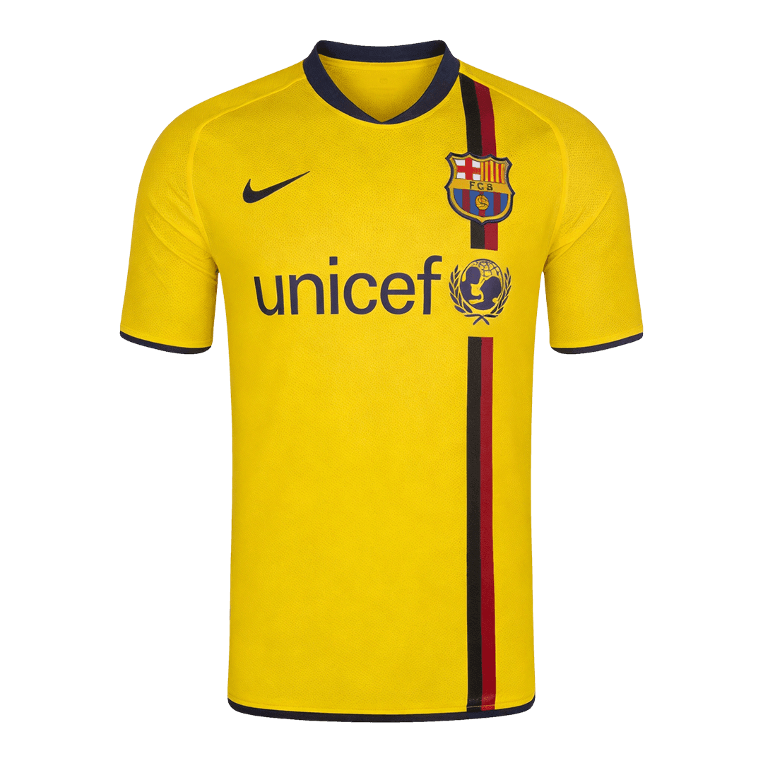 Retro Barcelone Extérieur Maillot 2008/10 Jaune