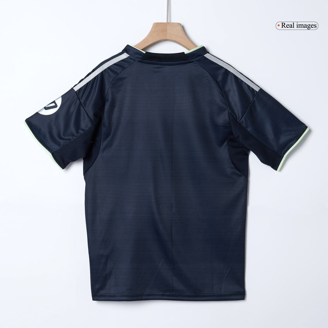 Real Madrid Uit Thuisshirt Kit 2025/26 Kind Marineblauw
