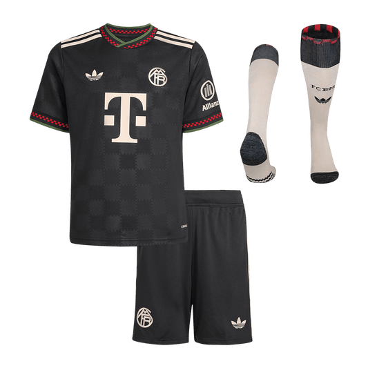 Munich Third Maillot Kit 2025/26 Enfant Noir