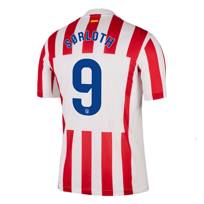 SØRLOTH #9 Atlético Domicile Maillot 2025/26 Rouge&Blanc