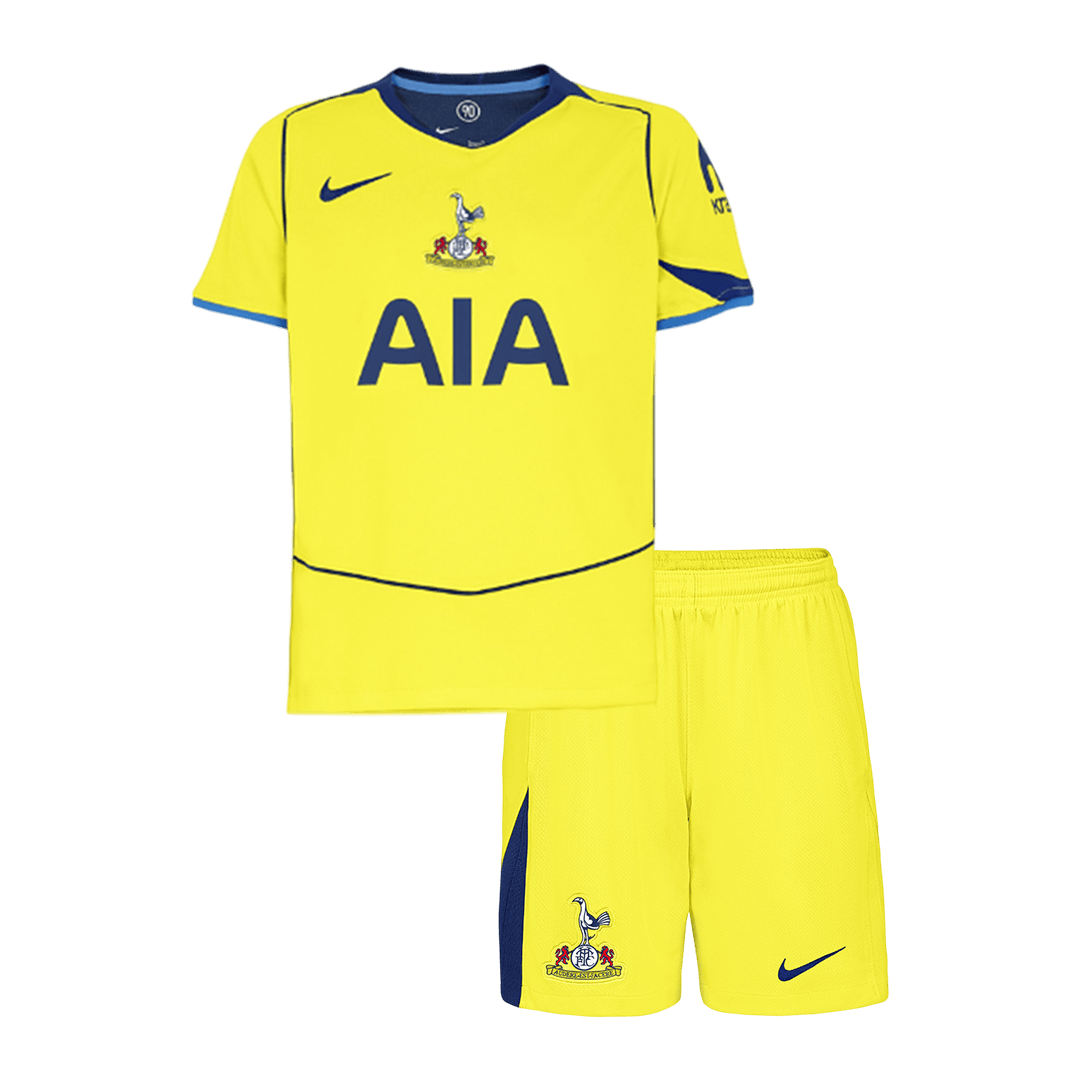 Tottenham Hotspur Tenue Thuisshirt 2025/26 Kids Geel