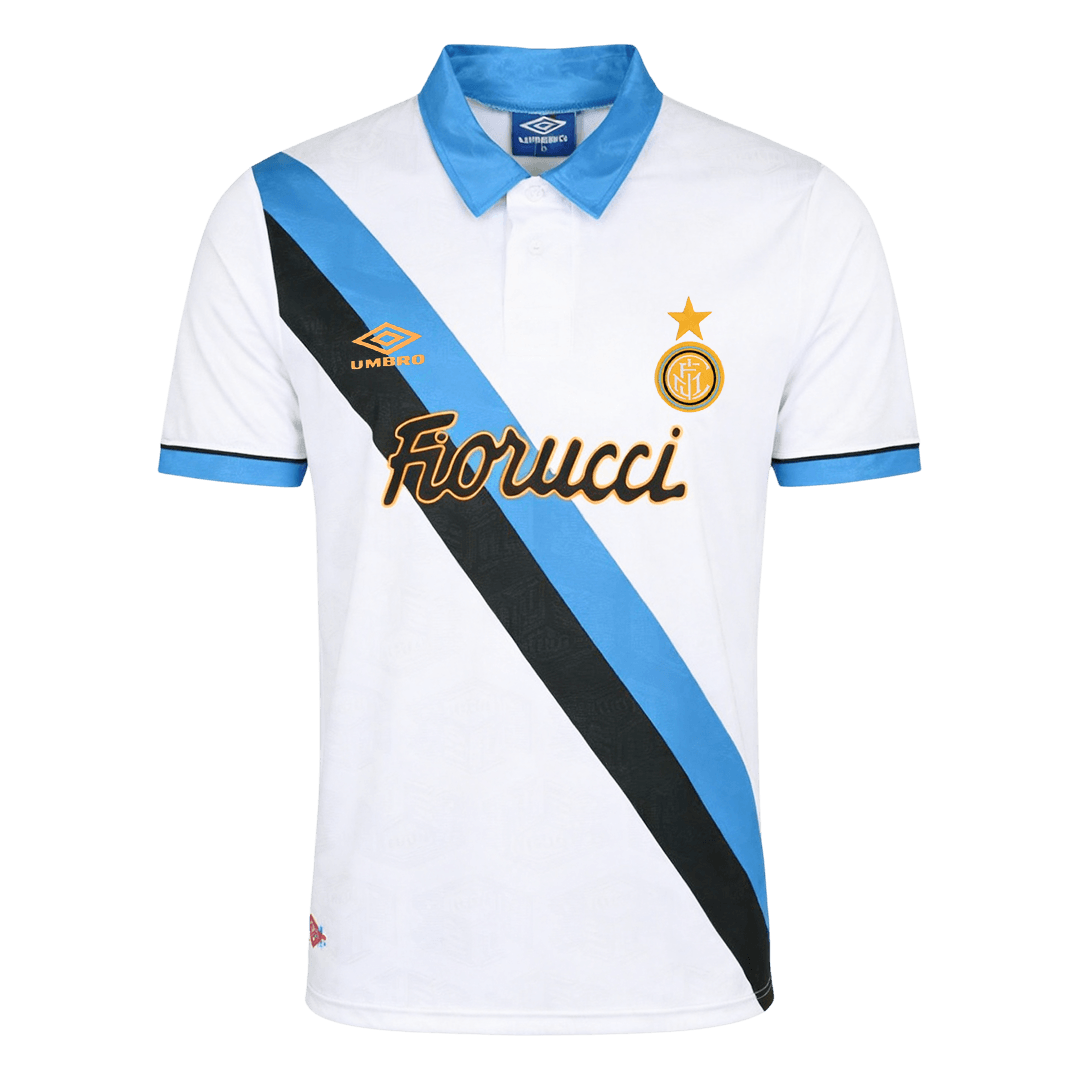 Retro Inter Milan Extérieur Maillot 1994/95 Blanc