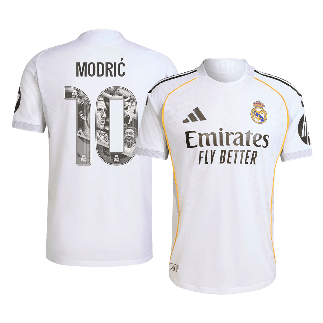 MODRIĆ Special #10 Real Madrid Thuisshirt 2025/26 Authentiek