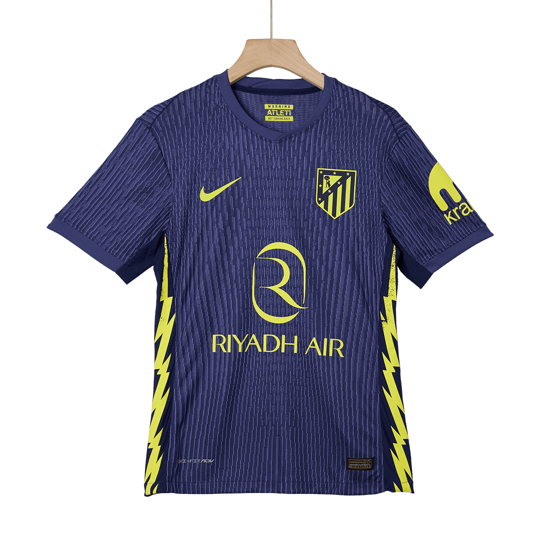 Atlético Uitshirt 2025/26 Marineblauw Authentiek