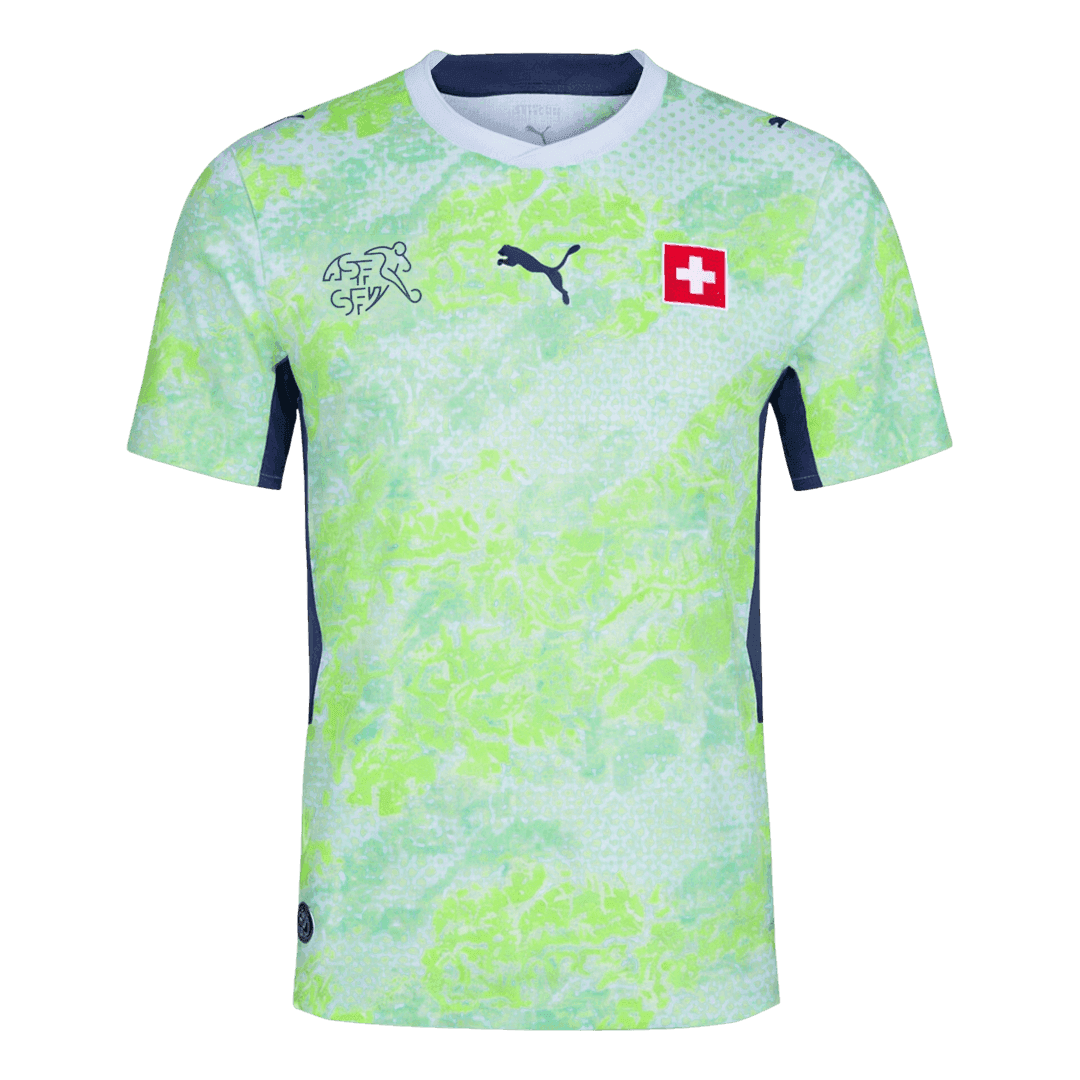 Suisse Extérieur Maillot - Coupe du Monde 2026 Vert Joueur