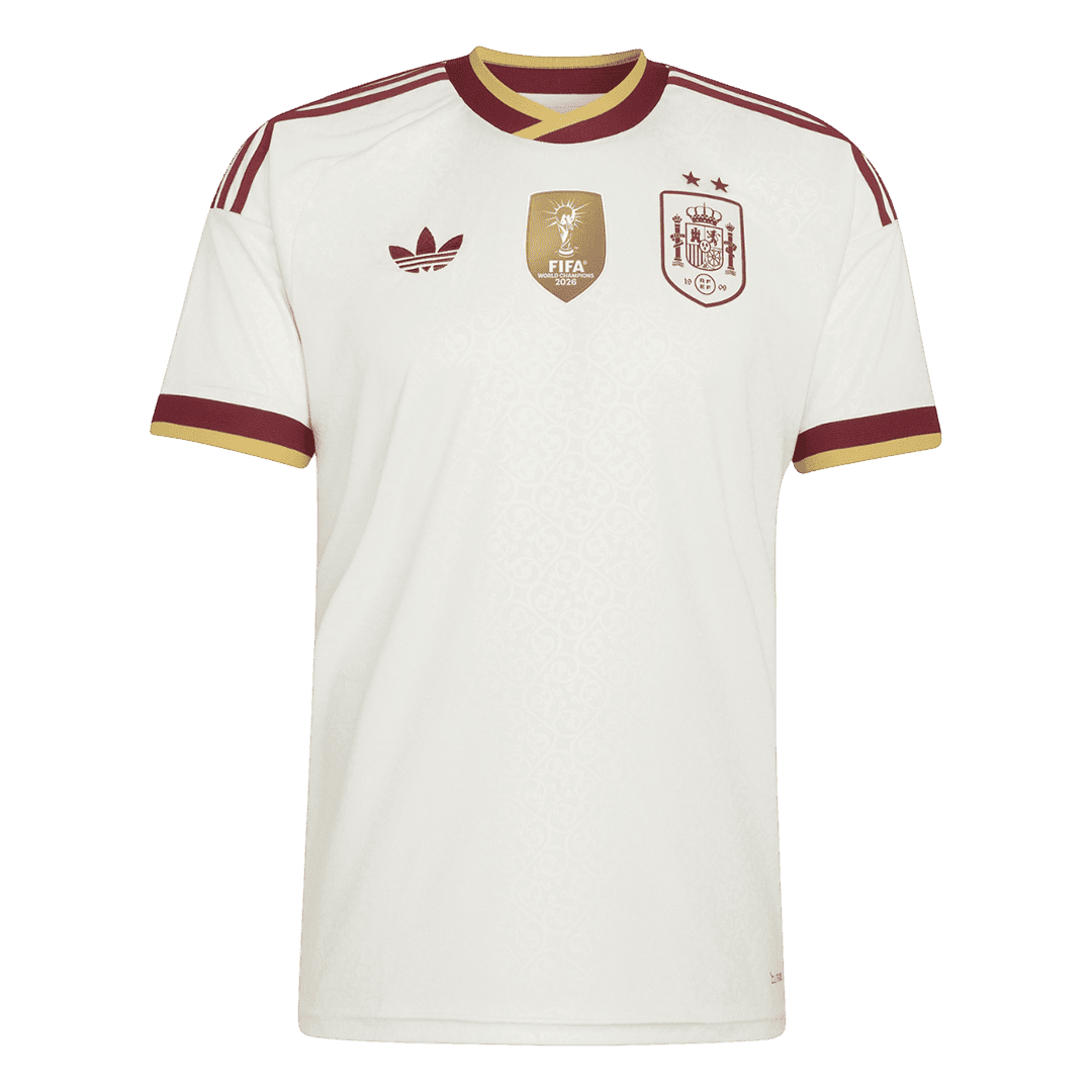 Espagne Extérieur Maillot - Coupe du Monde 2026 Blanc