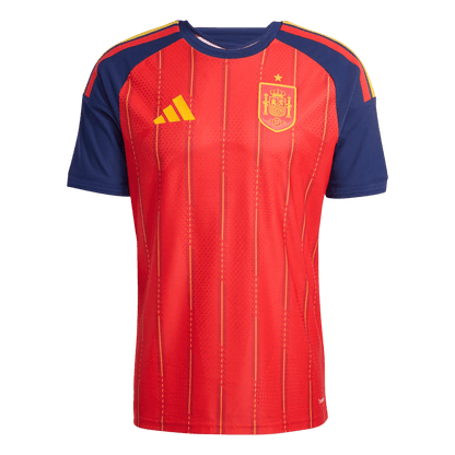 Espagne Domicile Maillot Coupe du Monde 2026 Rouge Joueur Grande Taille