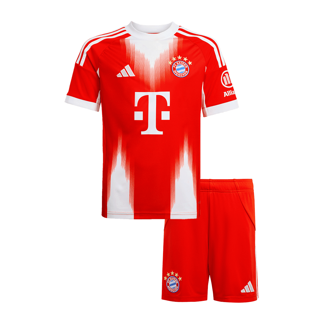 Munich Domicile Maillot Kit 2025/26 Enfant Rouge