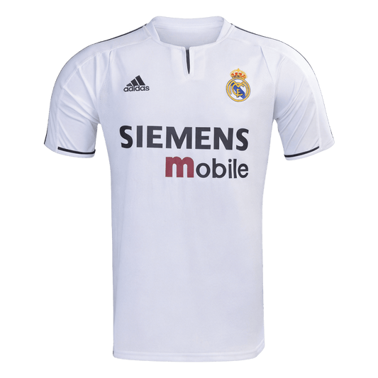 Retro Real Madrid Domicile Maillot 2003/04 Blanc