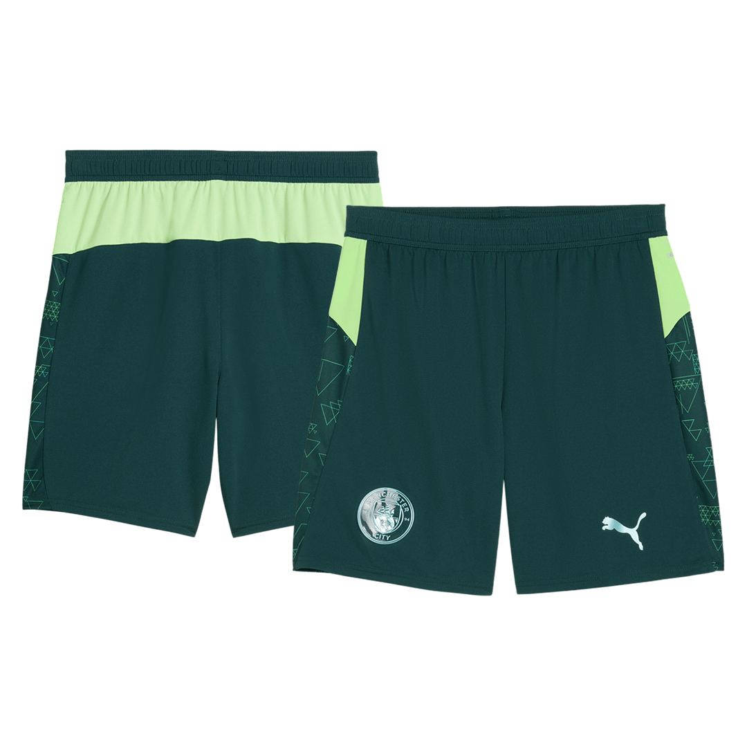 Manchester City Fourth Short 2025/26 Vert