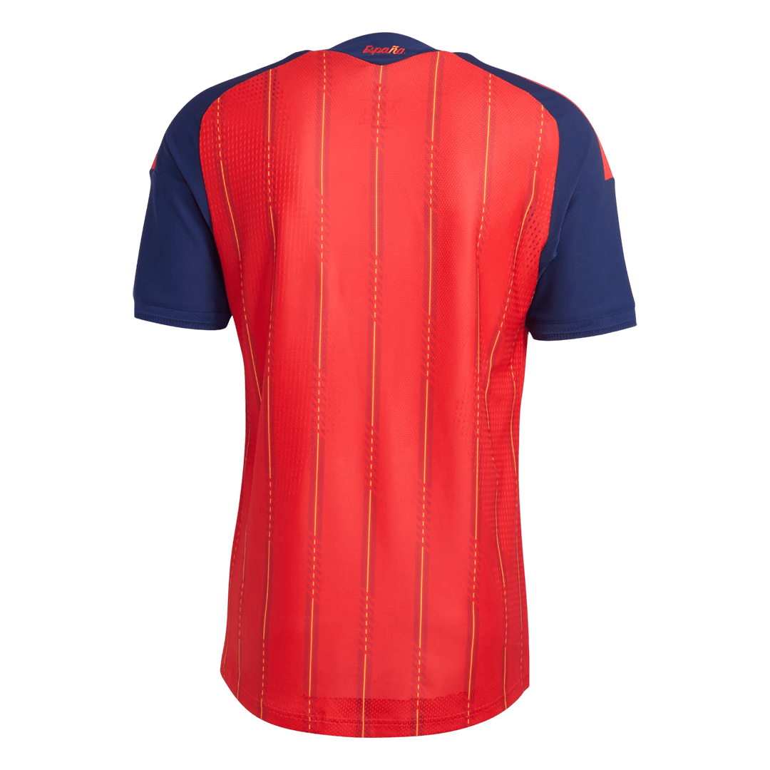 Espagne Domicile Maillot Coupe du Monde 2026 Rouge Joueur