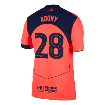ROONY #28 Barcelone Third Maillot 2025/26 Orange Joueur
