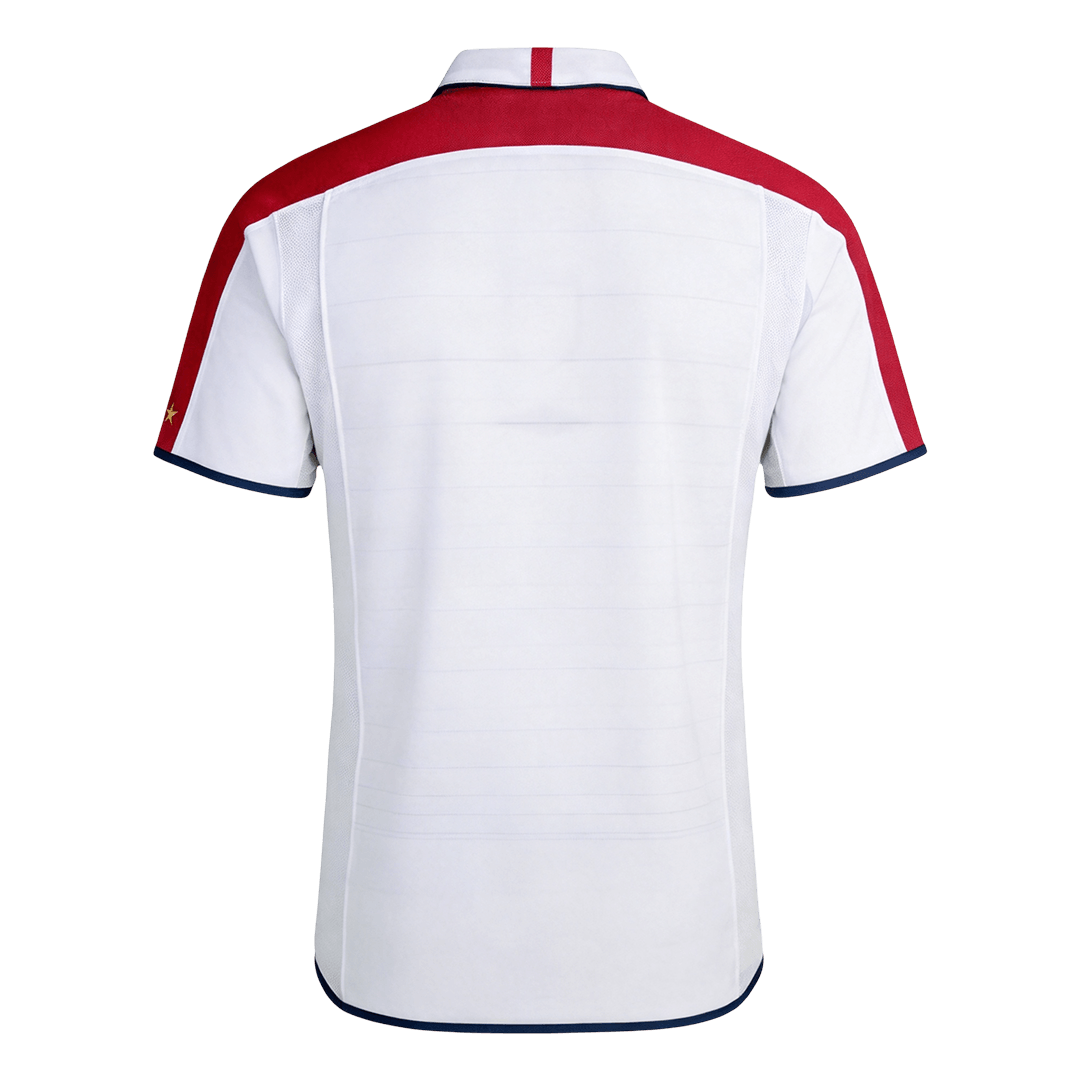 Retro Angleterre Domicile Maillot 2004 Blanc