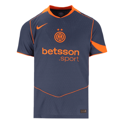Inter Milan Third Maillot 2025/26 Bleu marine Authentique Grande Taille