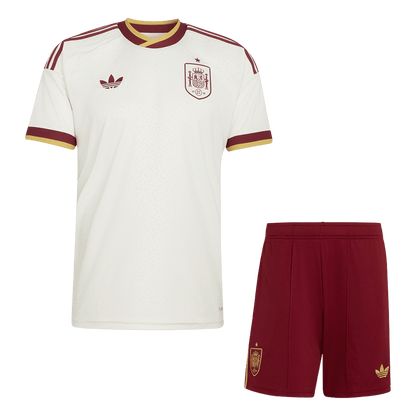 Espagne Extérieur Maillot Kit - Coupe du Monde 2026 Blanc