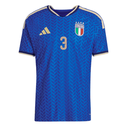 DIMARCO #3 Italie Domicile Maillot Coupe du Monde 2026 Bleu Joueur