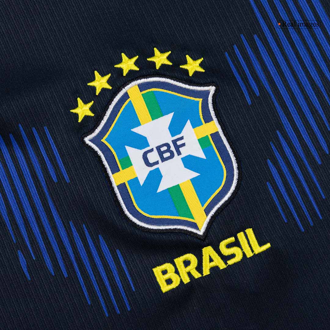 VINI JR. #7 Brazilië Uitshirt - WK 2026 Marineblauw