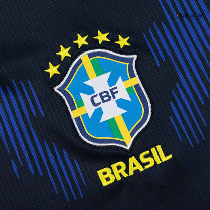 VINI JR. #7 Brazilië Uitshirt - WK 2026 Marineblauw