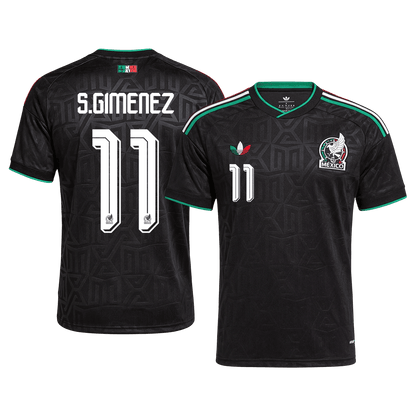 S.GIMENEZ #11 Mexique Third Maillot - Coupe du Monde 2026 Noir
