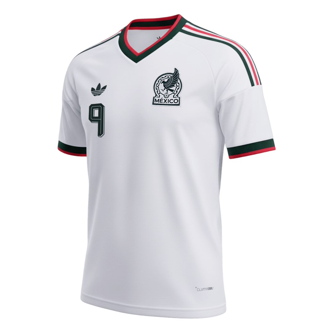 RAÚL #9 Mexique Extérieur Maillot - Coupe du Monde 2026 Blanc