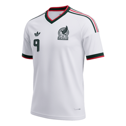 RAÚL #9 Mexique Extérieur Maillot - Coupe du Monde 2026 Blanc