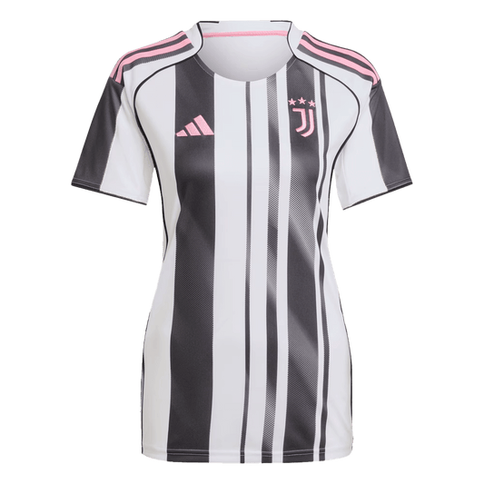 Femme Juventus Domicile Maillot 2025/26 Noir&Blanc