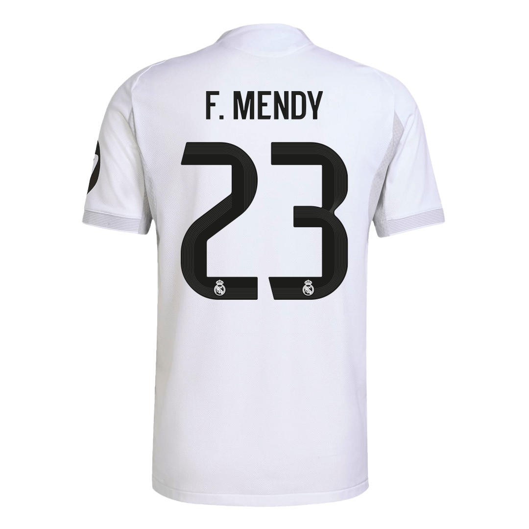 F.MENDY #23 Real Madrid Thuisshirt 2025/26 Wit Authentiek