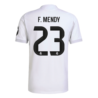 F.MENDY #23 Real Madrid Thuisshirt 2025/26 Wit Authentiek