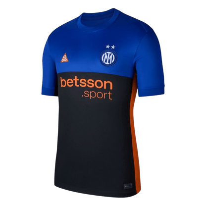 Inter Milan Vierde Uitshirt 2025/26 Zwart&Blauw Grote Maten