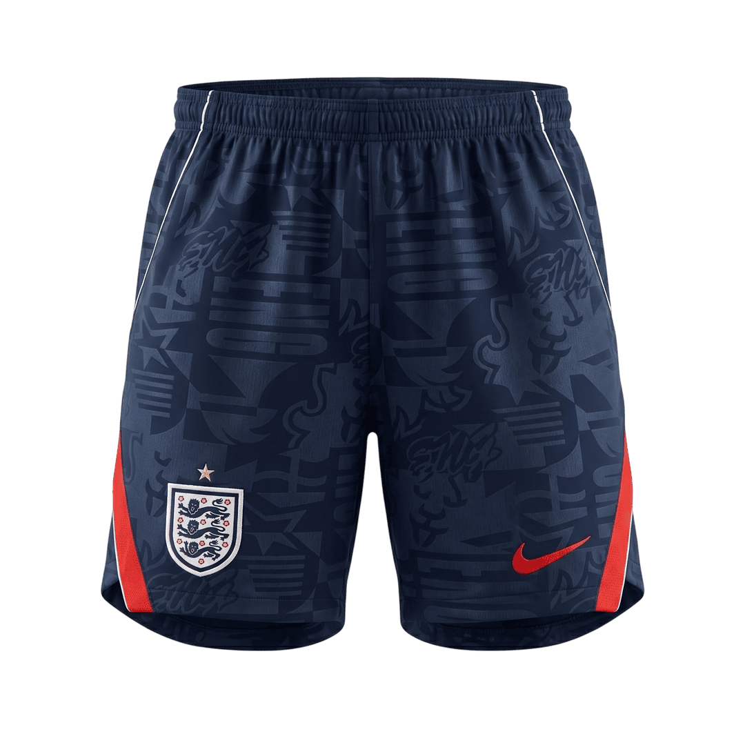Engeland Uit Short - Wereldbeker 2026 Marineblauw