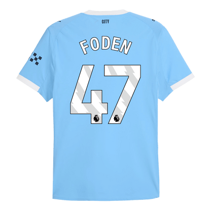 FODEN #47 Manchester City Domicile Maillot 2025/26 Authentique