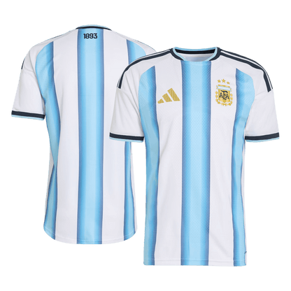 Argentine Domicile Maillot Coupe du Monde 2026 Blue&White Joueur Grande Taille