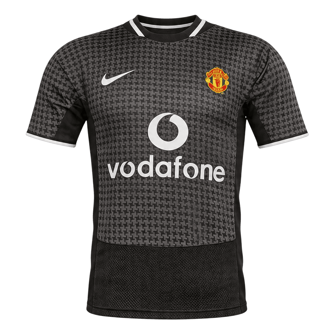 Retro Manchester United Extérieur Maillot 2003/05 Noir