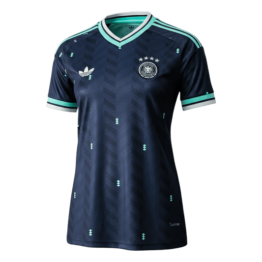 Femme Allemagne Extérieur Maillot - Coupe du Monde 2026 Bleu marine