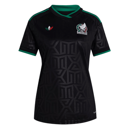 Femme Mexique Extérieur Maillot - Coupe du Monde 2026 Noir