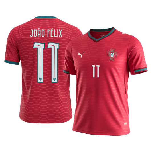 JOÃO FÉLIX #11 Portugal Domicile Maillot - Coupe du Monde 2026 Rouge - Super