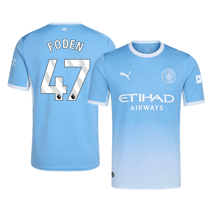 FODEN #47 Manchester City Domicile Maillot 2026/27 Bleu