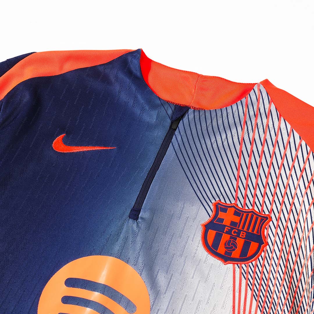 Barcelone Sweatshirt Kit 2025/26 Enfant Black&Orange